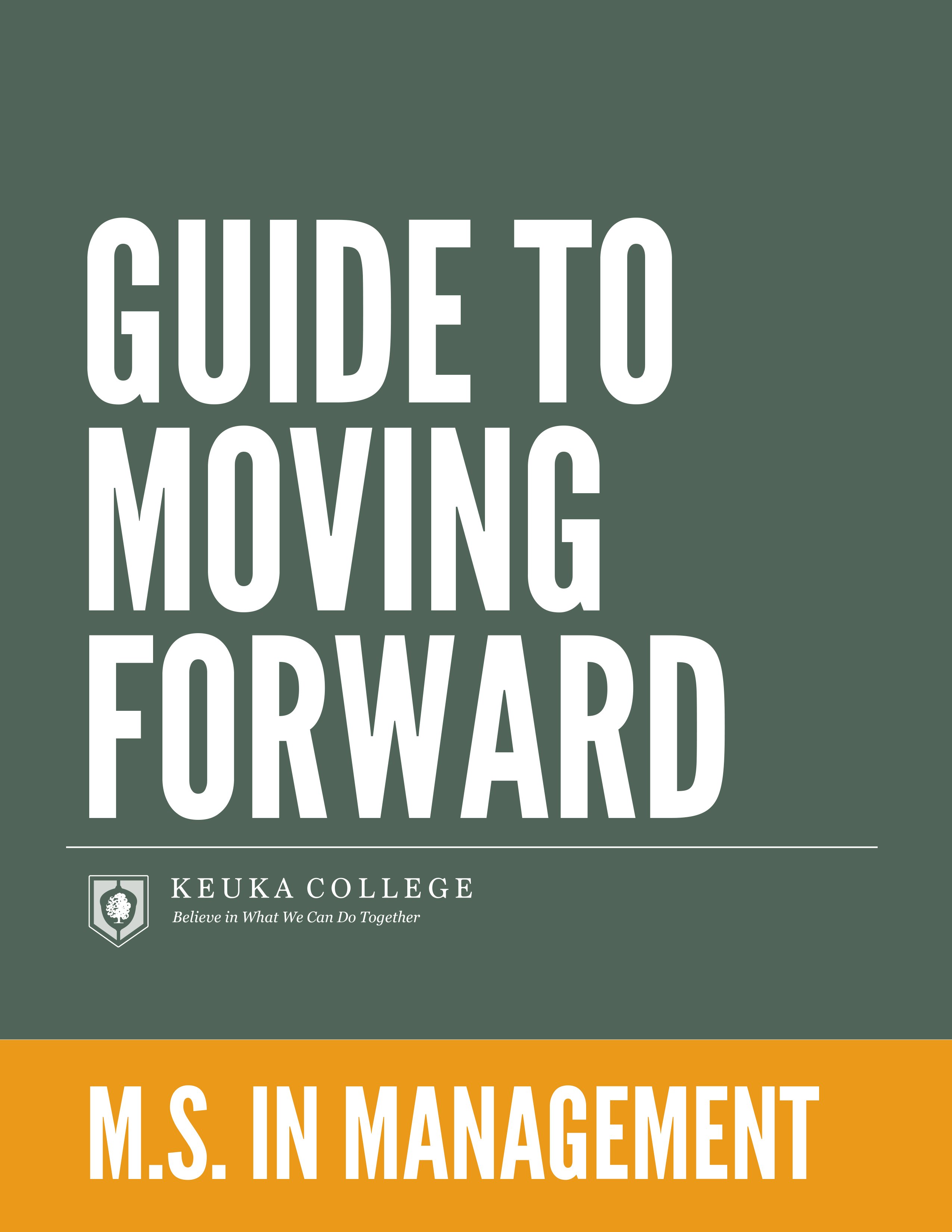 Guide to Moving Forward